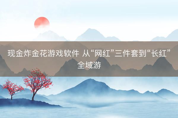 现金炸金花游戏软件 从“网红”三件套到“长红”全域游
